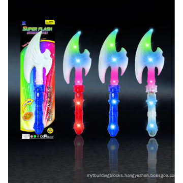 Wholesale plastic X-3 Led flashing toy,led flashing light axe toy for kids H150287